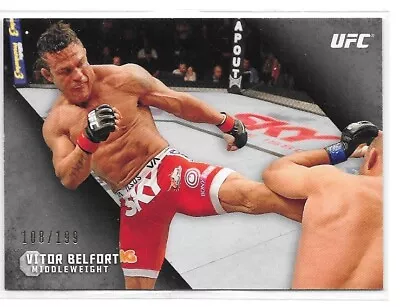 2015 Topps UFC Knockout Vitor Belfort #92 Silver Parallel. NM. Free Shipping MMA • $4.95