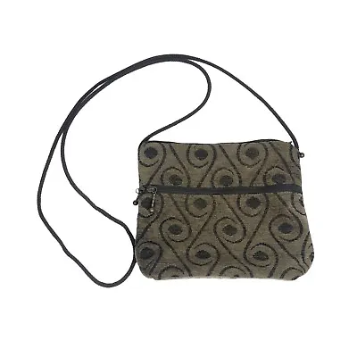 Maruca Crossbody Shoulder Tapestry Fabric Bag 7” X 6” Boulder Colorado Brown • $27