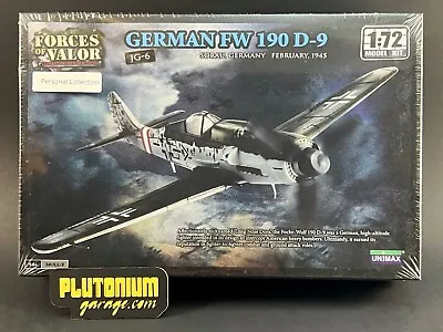 Unimax Forces Of Valor 1:72 German FW 190 D-9 Rare Model Kit JG-6 Unopened • $40