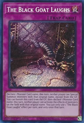 The Black Goat Laughs - PHNI-EN078 - Secret Rare - 1st Edition Yugioh NM • $19.88