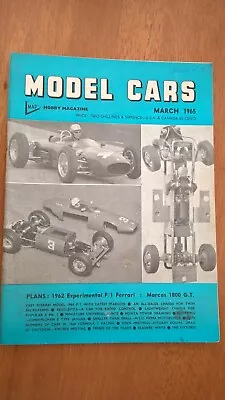 Scalextric Model Cars Magazine March 1965 The Golden Age Of Slot Racing !! • £5