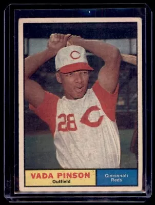 1961 Topps Vada Pinson Reds #110 2001 Low Grade • $1.20