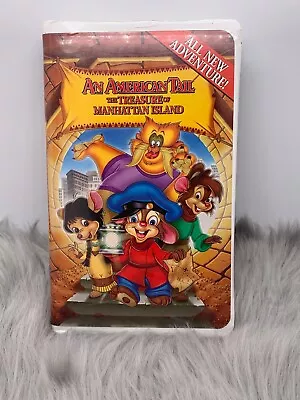 American Tail An - The Treasure Of Manhattan Island (VHS 2000 Clamshell) • $4