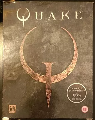 £75 • Buy Quake 1 Original Big Box CD Edition Complete With Manuals