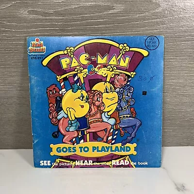 Pac Man Goes To Playland Story Book 1980 VINTAGE  DOES NOT INCLUDE THE RECORD  • $2.99