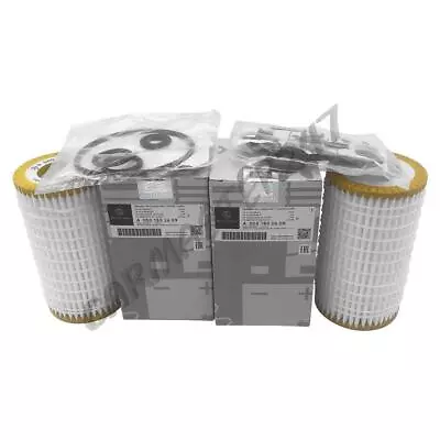 2PC Mercedes-Benz C CL CLK CLS E G GL GLK ML R S Genuine Engine Oil Filter Kit • $13.59