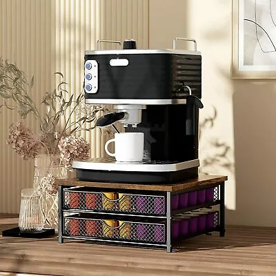 2-Tier Coffee Pot K Cup Holder Storage Organizer Drawer Holder For K-cups Pods • $24.78