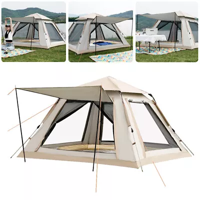 5-8 People Waterproof Automatic Outdoor Instant Pop Up Camping Tent UV Protect • $48.90