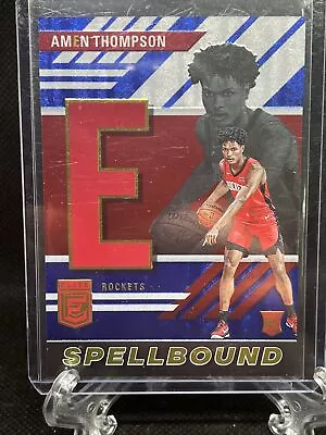 2023-24 Donruss Elite #18 Amen Thompson Spellbound  E  Blue /99 Sp Rookie Rc • $1