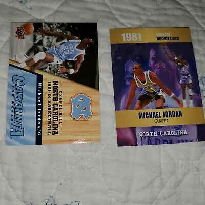 2011 Upper Deck Michael Jordan 1981 North Carolina  Rookie College Card+bonus $$ • $6.99