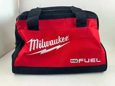 New Milwaukee M12  FUEL  13  X 10  X 9 Canvas Drill Tool Bag/Case For • $13.98