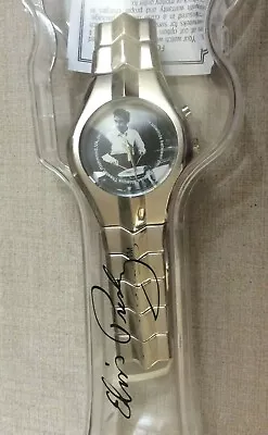 Elvis Presley Watch Very Rare Collectors Edition In Guitar Signed Case New Item! • $53.99