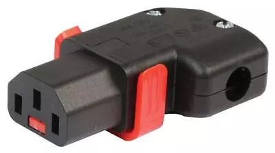 IEC Lock + Locking Rewireable IEC C13 Connector Left / Right - IEC LOCK • £8.89