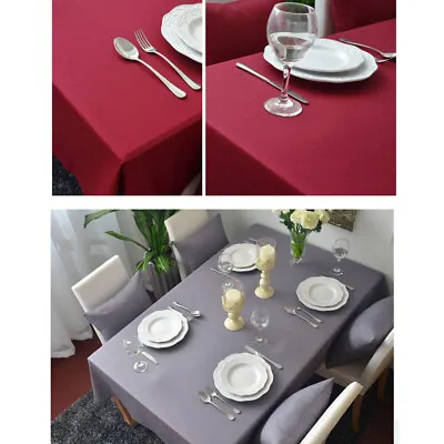 Rectangle Tablecloth Table Cloth Cover Kitchen Dining Room Party Decor • $17.12