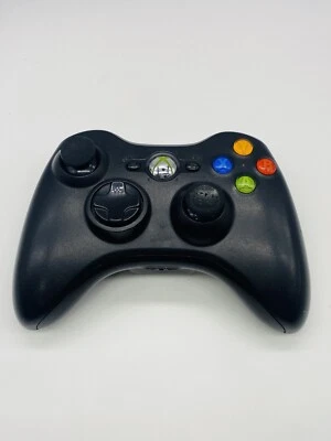 $14.99 • Buy Original OEM Microsoft Xbox 360 Wireless Black Controller *NO Battery Pack*
