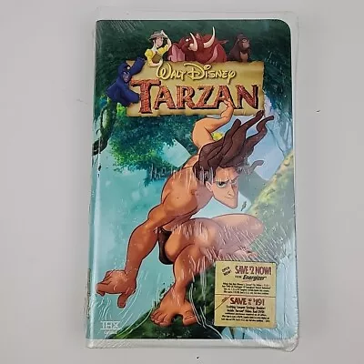 Tarzan - Vintage Walt Disney VHS Clamshell New SEALED • $5.99