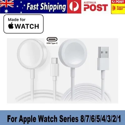 For Apple Watch Magnetic Fast Charger To USB-C Cable For IWatch  8 7 6 5 4 3 2 1 • $8.99