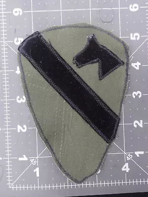 Vietnam Theater Made Style 1st Air Cav Cavalry SSI Patch Black Velvet Subdued • $15