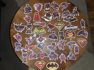 Batman And Superman Vinyl Stickers For Car Phone Laptop Suitcase READ DESCRIP. • $2.69