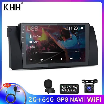  2G+64G 9INCH For BMW E38 E39 E53 X5 GPS Navigation Android 13 Car Stereo Radio • $129.47