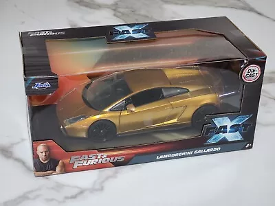 NEW 2024 Jada Fast & Furious Fast X: LAMBORGHINI GALLARDO 1:24 Collectible • $34.99