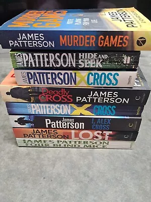 8 X James Patterson Bulk Books Large Paperback Free Postage • $44.99