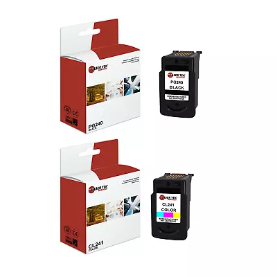 2Pk LTS PG240 CL241 Multicolored HY Compatible For Canon Pixma MG2120 MG2220 Ink • $55.99