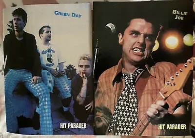 Vintage Lot Of 2 Green Day Billie Joe Armstrong Mike Dirnt Magazine Pinup • $14.99