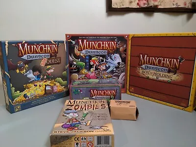 Munchkin Dungeon LOT | Core Sidequest Box Of Holding Undead Horse Cthulhu.. • $175