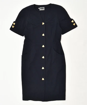 £39.95 • Buy LUISA SPAGNOLI Womens Sheath Dress IT 44 Medium Navy Blue C008