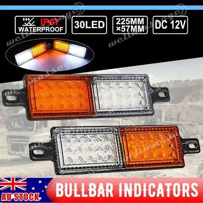 2x30 LED Bullbar Indicator Tail Lights Front Park DRL Light For ARB TJM Lamp OZ • $24.65