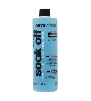 Onyx Professional Soak Off Formula Nail Polish Remover 16 Fl Oz • $6.95