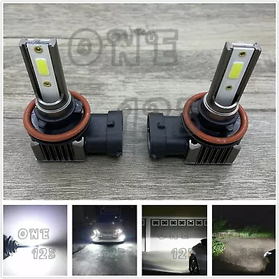 2x H8 H9 H11 6000K White 7000LM LED Headlight Bulbs Kit Low Beam Fog Light • $15.99