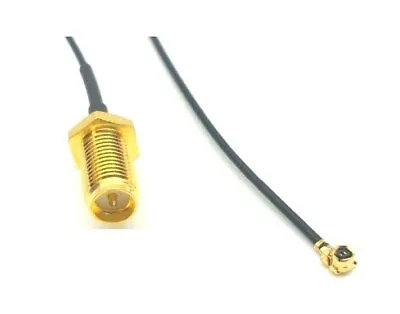 £2.95 • Buy U.FL/IPX Connector To RP SMA Female (with Pin) Pigtail 1.13 Cable 20cm       134