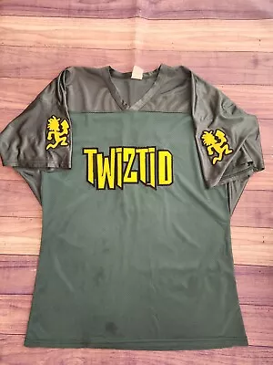 $89 • Buy Twiztid Jersey, ICP, Psychopathic  #5 Forrest Green With Yellow
