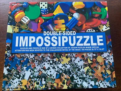 Double-sided Impossipuzzle “ Playing Pieces/ Jigsaw Puzzles” 550 Pieces • £3.99