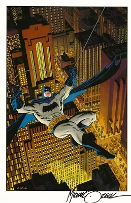 Mike Zeck SIGNED DC Comics / Batman Art Print ~ Ten Nights Of The Beast • $34.99