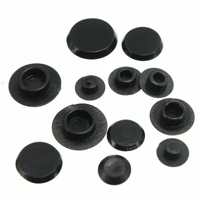 10PCS Black Hex Socket Allen Bolt Screw Nut Hexagon Head Cover Cap Protector UK • £3.99