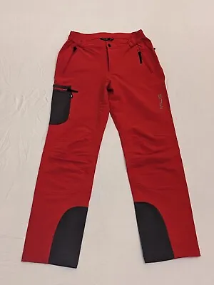 Milo Vino Hiking Men's Trousers W/ Belt Red Size M 32/32 Walking Trekking Pants • £37.79