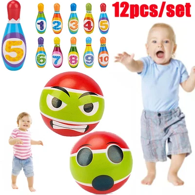 $22.90 • Buy Kids Bowling Play Set, Gift Toys For 2,3,4,5 Year Old Boys Girls Birthday Gift~！
