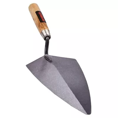 10  Bricklayer Trowel Hardened Steel Blade Wooden Grip Handle Lightweight Amtech • £5.45