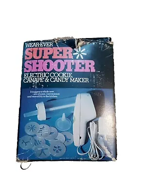 Vintage Wear-Ever Super Shooter Electric Cookie Press 70001 – Tested • $43