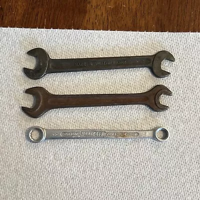 Lot Of 3 Vintage West Germany Wrenches DIN 895 Hazet 610 Chrom Vanadium Steel - • $9.99