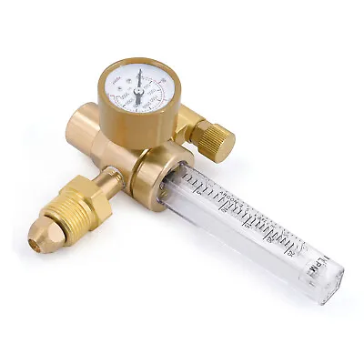 Flowmeter Argon Co2 Gas Regulator Tig Mig Welding Pressure Reducer Flow Gauge • $27.99