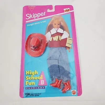 Barbie Skipper High School Fun Fashion Cowboy Clothing Vintage 90s • $20.51