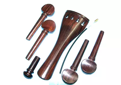 Old Violin Wood Parts; New 4/4 Tailpiece Pegs & End Pin Project RW VWWS • $17.14