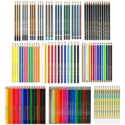 Writing & Drawing Pencils Free Sharpener And Eraser Smooth Writing School Kids • £4.49