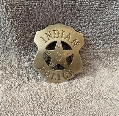 Historical   Old Western    Indian Police Sioux  Badge • $18.95