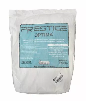 $128.95 • Buy Prestige Optima Investment 50 Lbs Metal Jewelry Lost Wax Vacuum Cast Investment