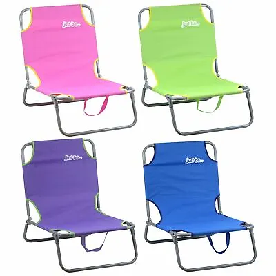 Sun Lounger Chair Camping Seat Foldable Portable Beach By Just Be... • £19.99